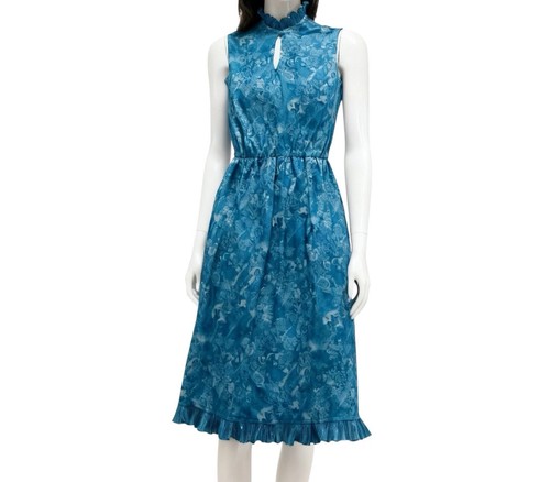 Abito vintage anni - 80, blu