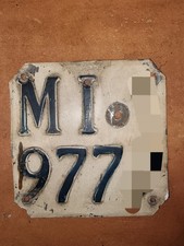 Targa Moto Epoca Milano Anni