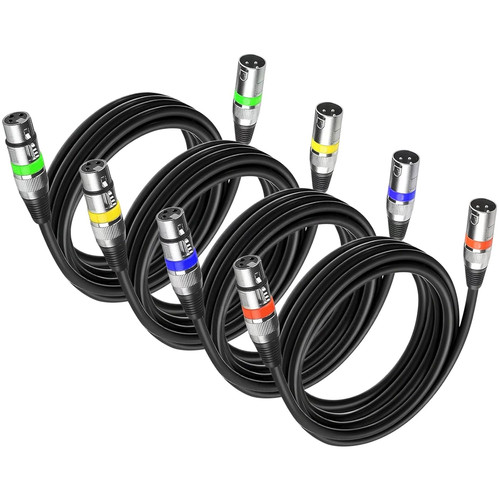4pack cavo xlr bilanciato - bilanciato, 3m