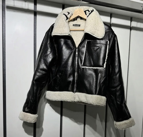 Prada shearling giacca - prada,