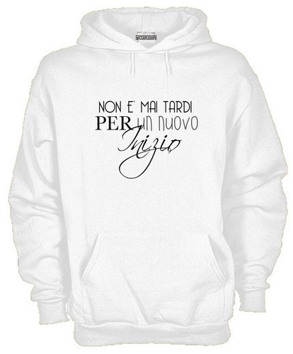 Felpa fun kdm01 non mai - non, è