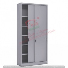 Armadio in Metallo Ufficio / Archiviazione Ante Scorrevoli Dim. 150x45x250h cm