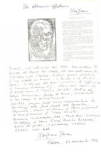 1982 PADOVA Lanfranco ZANCAN - Preghiera dei partigiani - Autografo