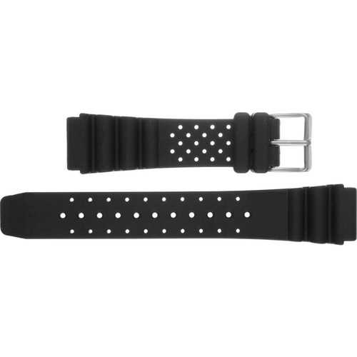 Citizen 20mm black rubber - black,