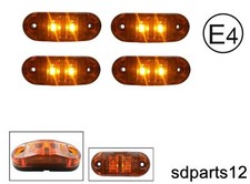 4x Fanali Laterali LED 24V