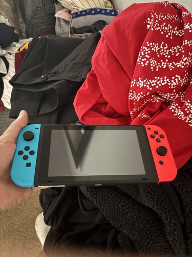 Nintendo switch with - switch, neon