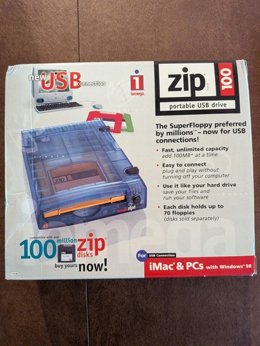 Iomega zip 100mb usb external - zip,