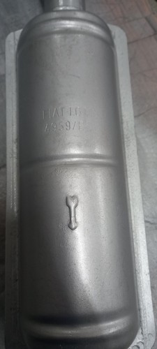 Marmitta centrale fiat 124 - marmitta,