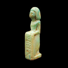 RARA autentica antica statua egizia Ushabti Shabti funeraria dopo la morte