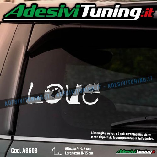 Adesivo love gatti gattini - love,