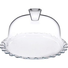 Piatto Torta in vetro con