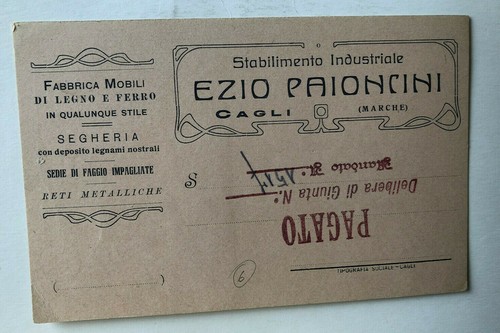 Cartolina pubblicitaria mobili - cartolina,