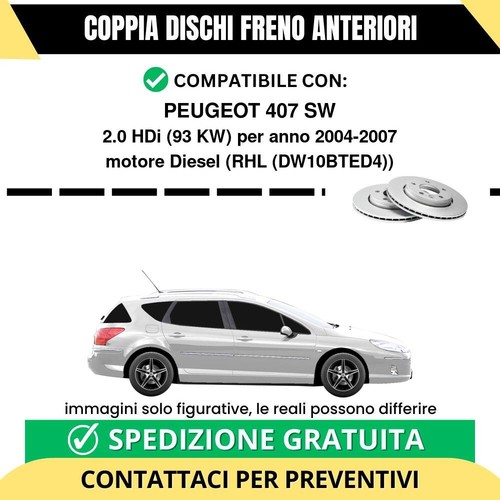 Coppia dischi freno anteriori - dischi,