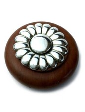 Scatolina in Radica di Erica e Argento 800 Contenitore Artigianale da Collezione