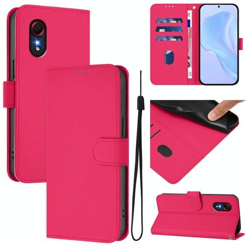 Custodia pelle rossa con - in,