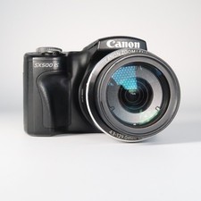 Canon PowerShot SX500 IS Digitale Fotocamera 30x Zoom Bridge Fotocamera, Case