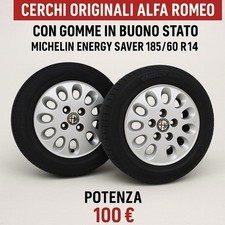 2 Cerchi Originali Alfa Romeo 145/146 R14 con Pneumatici