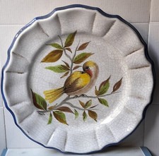 Piatto in ceramica di Bassano dipinto a mano cm. 24