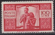 REPUBBLICA 1945-48 DEMOCRATICA 100 LIRE G.O MLH* BEN CENTRATA