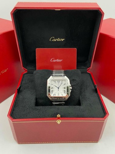 Cartier santos white dial - santos,
