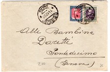 Colonie , 1938 , annullo DESSIE' - AMARA , lettera a Pontedecimo.