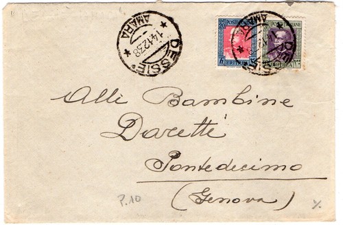 Colonie 1938 annullo - ,,