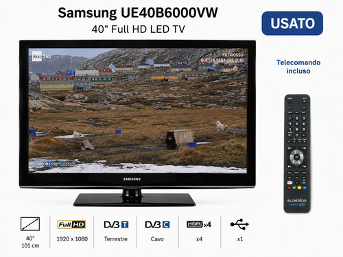 Samsung ue40b6000vw - samsung,
