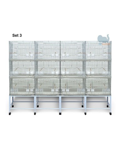 Batteria gabbie per uccelli - batteria,