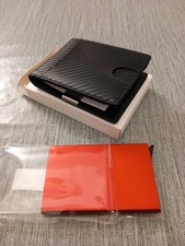 Portafoglio slim nero ecopelle - nero,