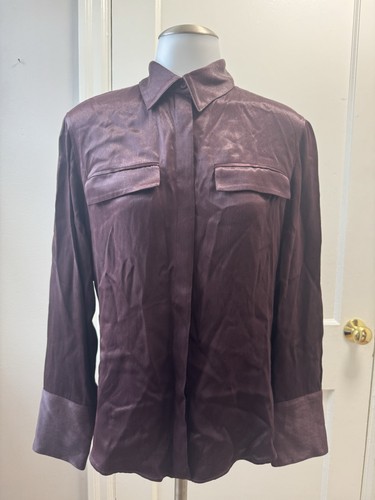 Zara camicia effetto raso - effetto,