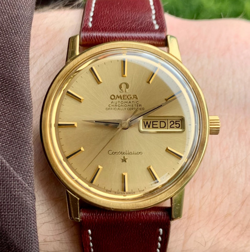1968 omega constellation 18k - constellation,
