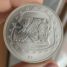 MEXICO 1 OZ 1998 PRE-COLUMBIAN