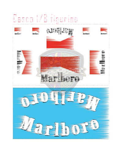 Pretagliata decal marlboro - pretagliata, 1/8