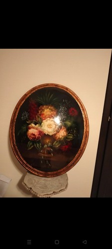 Quadro ovale arte - , povera