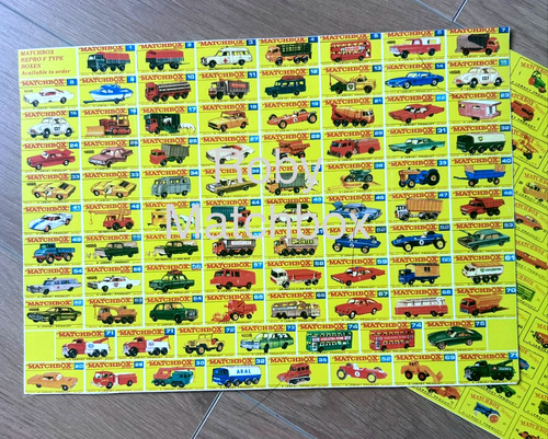 Matchbox lesney posters 75 - lesney,