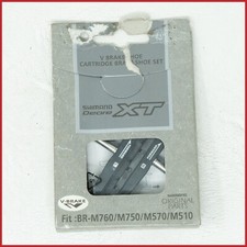 NOS SHIMANO XT BR-M760 BR-M750 SET PASTIGLIE FRENO A V SCARPE MOUNTAIN BIKE Y8CX98010