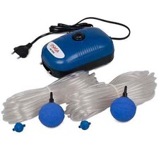 OSAGA MK-9502 Aeratore per Laghetto - Set, Pompa Aria Koi Laghetto Acquario Aeratore