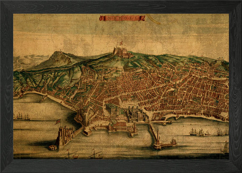 Mappa napoli 1663 - napoli,