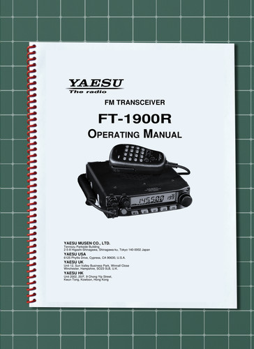 Yaesu 1900r manuale - yaesu, —