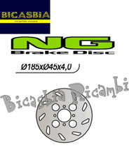 14395 - DISCO FRENO NG POSTERIORE MACAL 50 Trofeu RVE - SIAMOTO 50 125 FALKON