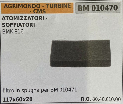 Filtro aria brumar - agrimondo,