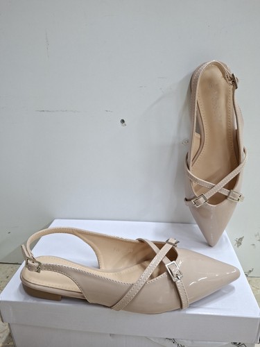 Nissin cream tan sling back - sling,