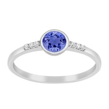 Set Lunetta Tonda Tanzanite