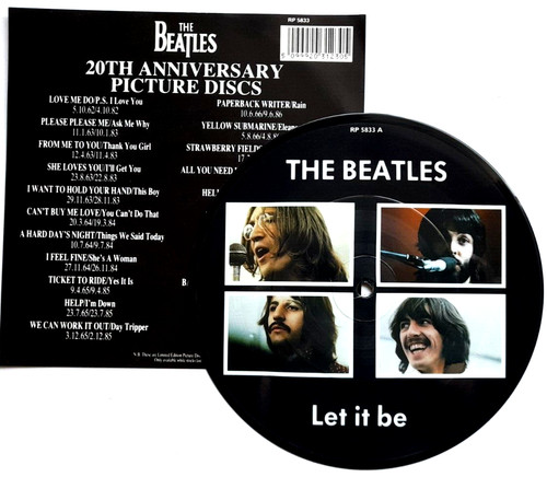 Near mint beatles picture disc - picture,