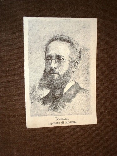 Borsari nel 1883 deputato - borsari,