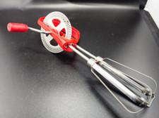 Sbattitore Frusta Doppia Frullino a Manovella anni '70 Vero Vintage