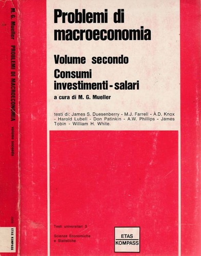 Problemi macroeconomia vol - di,