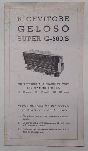 Ricevitore geloso super - ricevitore,