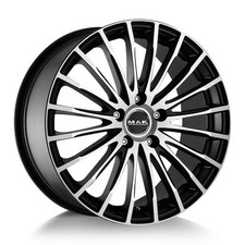 4 cerchi in lega NAD MAK FATALE 8,5x19 5x112 ET 32 ICE BLACK per VOLKSWAGEN