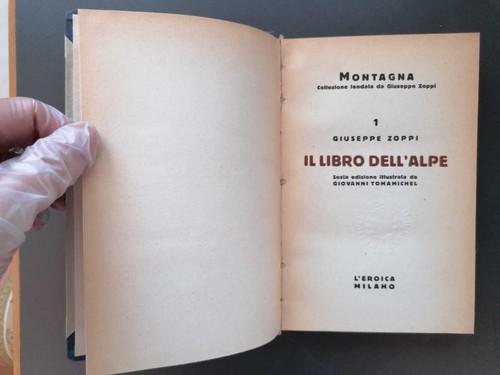 Libro dell alpe zoppi - libro,
